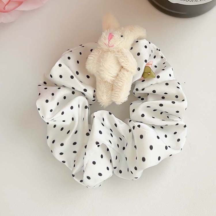 Women's Flower Hair Tie Sweet Street Style Grey Pink Floral Pattern