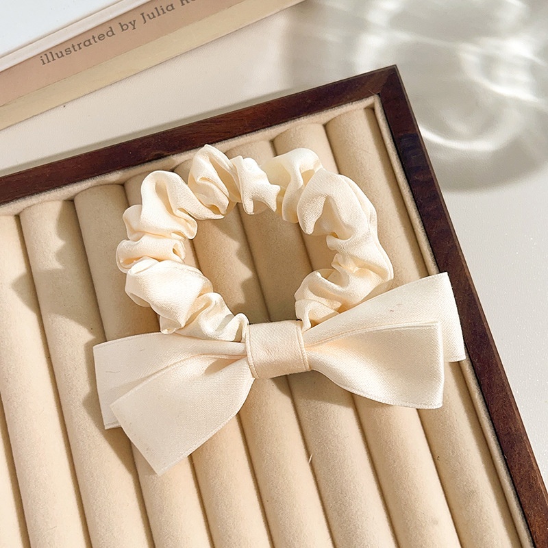 Women's Daily Sweet Rib-Knit Lace Hair Tie Solid Flower Lattice