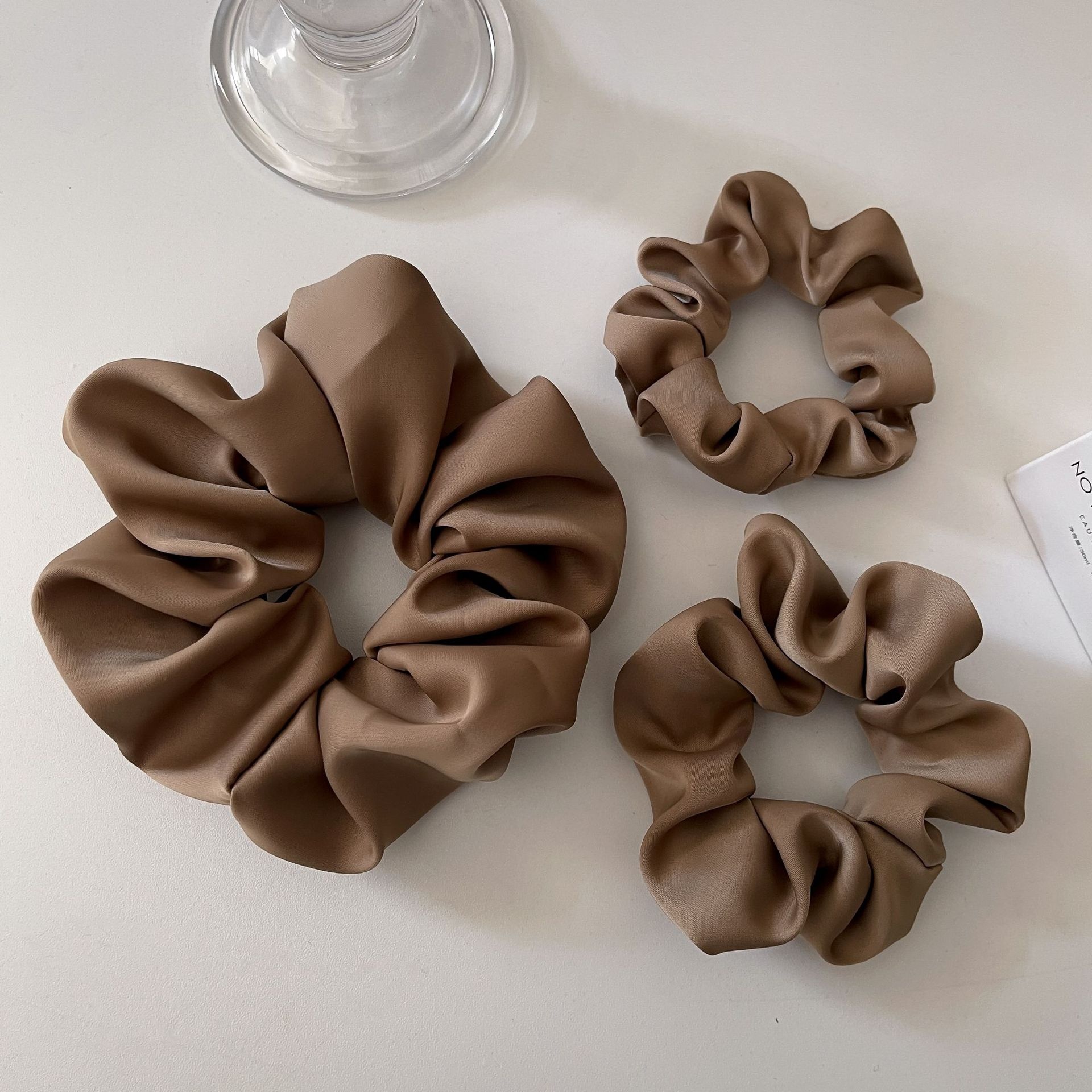 Women's Daily Fashion Silk Satin Scrunchie Hair Tie Solid Color