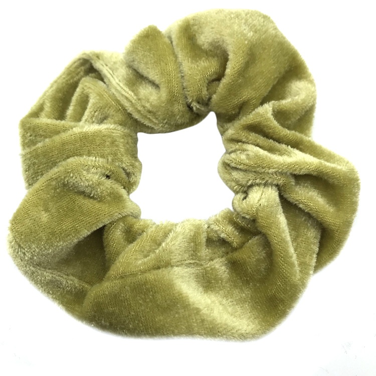 Women's Daily Wear Cloth Hair Tie Scrunchie Minimalist Solid Color