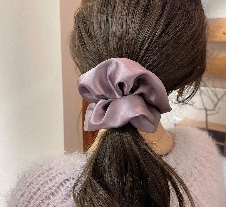 Women's Sweet Daily Wear Cloth Hair Tie Accessory Solid Color