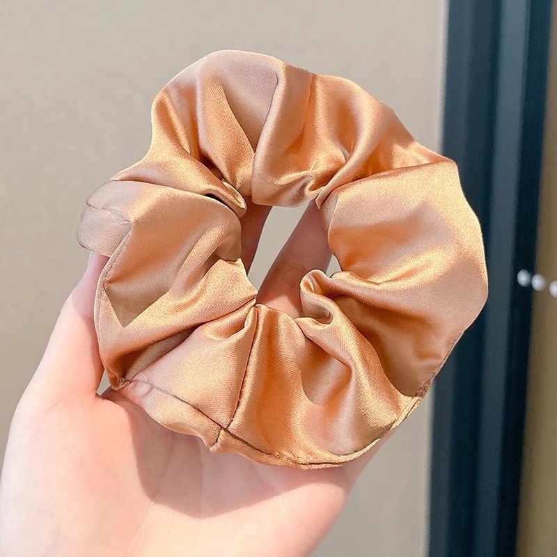 Women's Sweet Bun Scrunchie Hair Tie Multi-layer Lace Knit Cloth