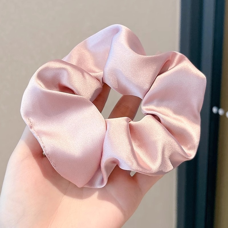 Women's Sweet Bun Scrunchie Hair Tie Multi-layer Lace Knit Cloth