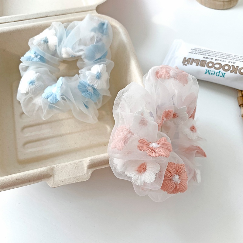 Women's Simple Daily Holiday Gauze Hair Tie Classic Floral Pattern