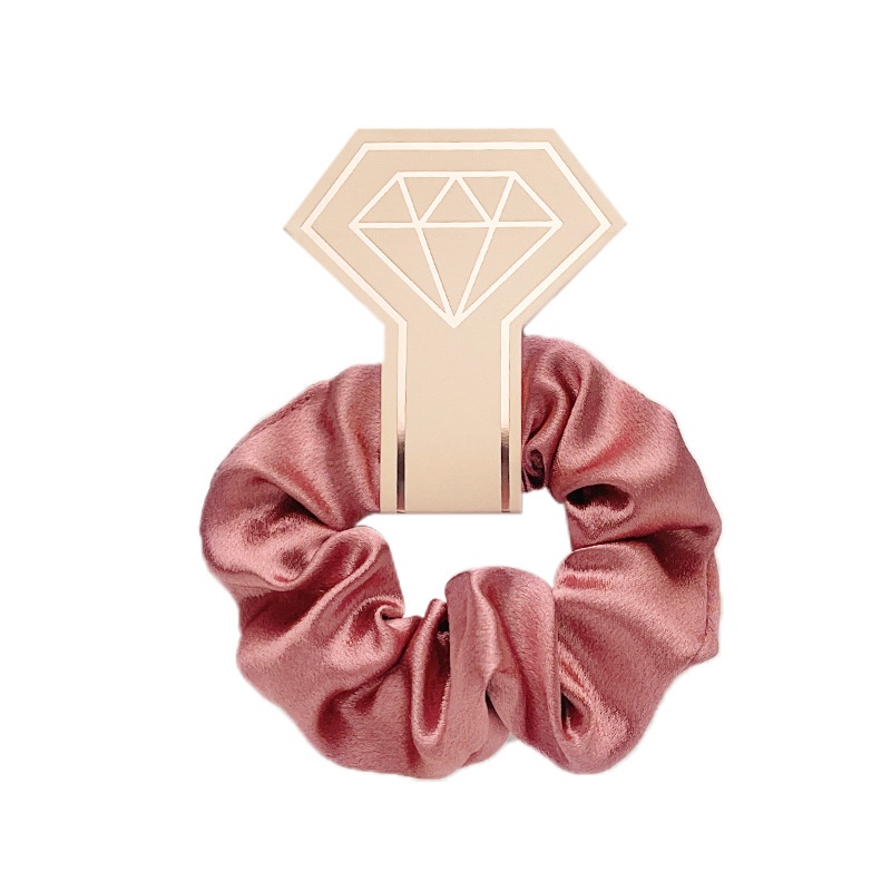 Women's Daily Streetwear Satin Rib-Knit Hair Scrunchie Solid Color