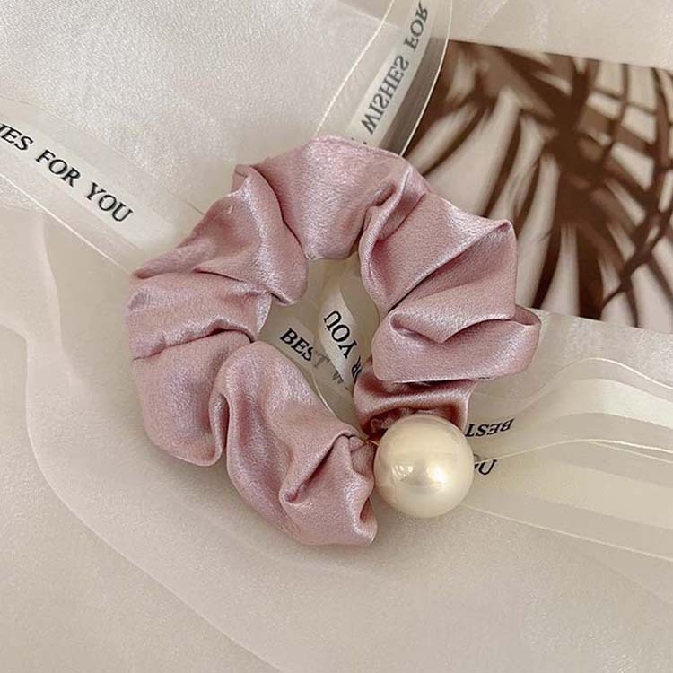 Women's Flower Hair Tie Sweet Street Style Grey Pink Floral Pattern