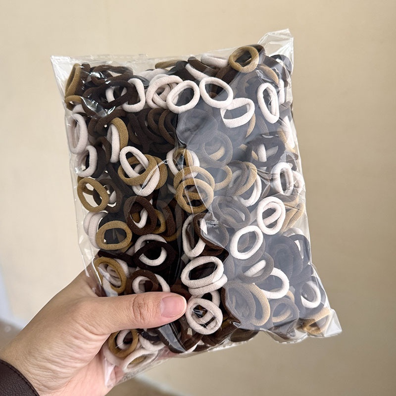 Baby Girls Cute Small Seamless Cloth Towel Hair Rings Daily Colorful