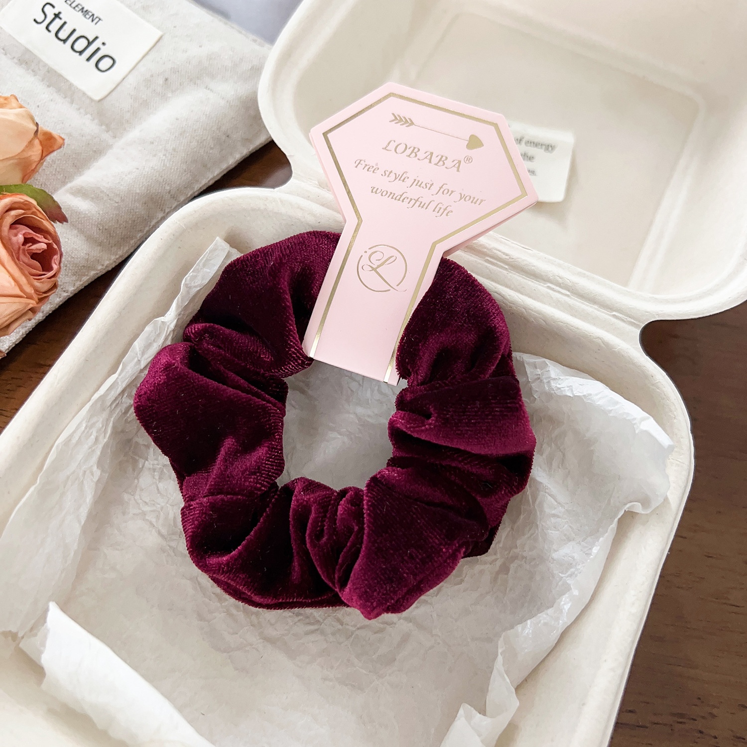 Women's Classic Daily Vacation Cloth Hair Scrunchie Solid Color