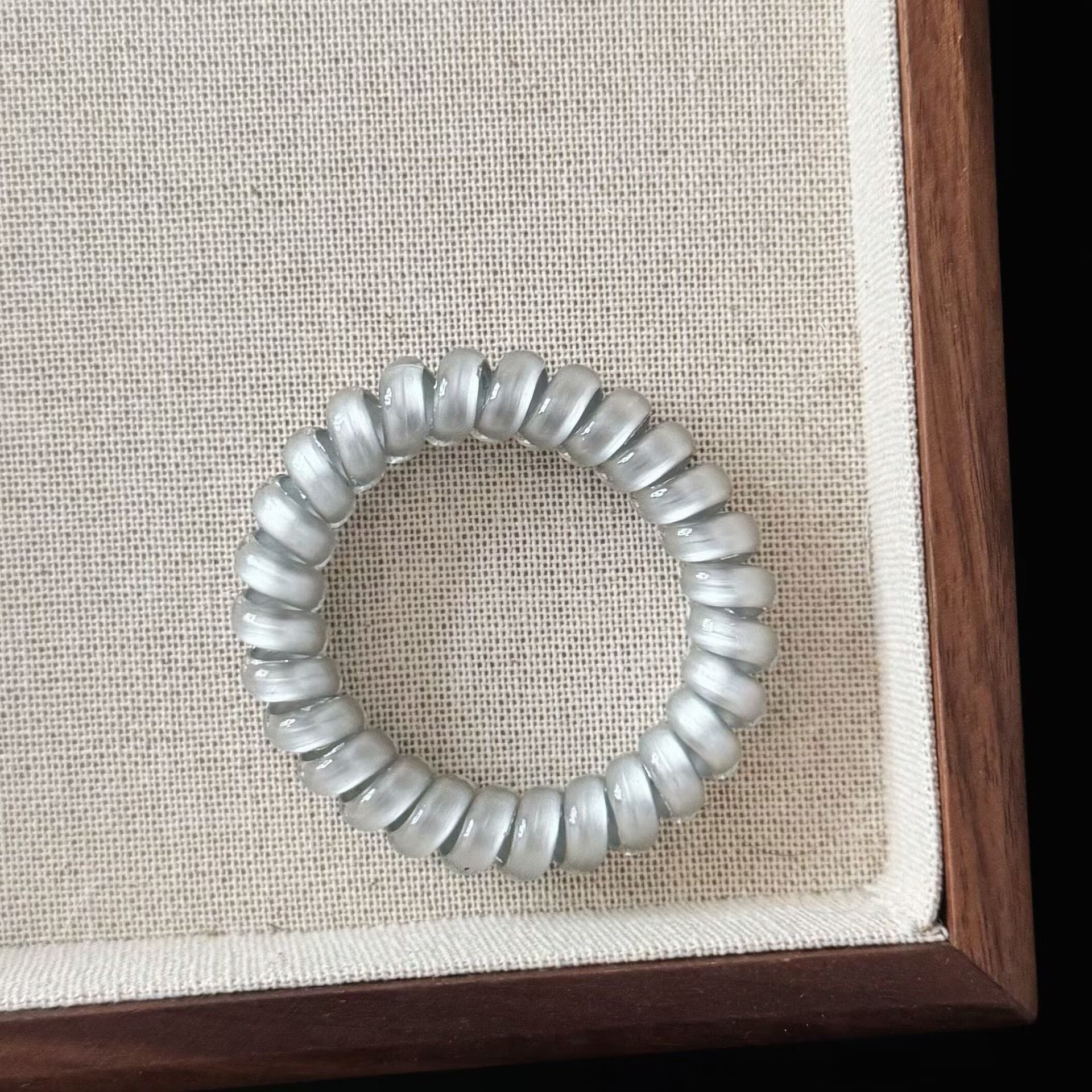 Girls Simple Telephone Cord Ponytail Hair Ties Summer Fresh Jelly Color