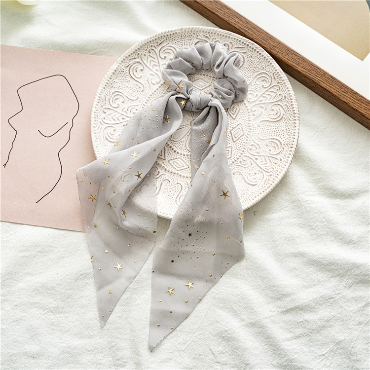 Women's Daily Handmade Cloth Hair Scrunchie Star Pattern