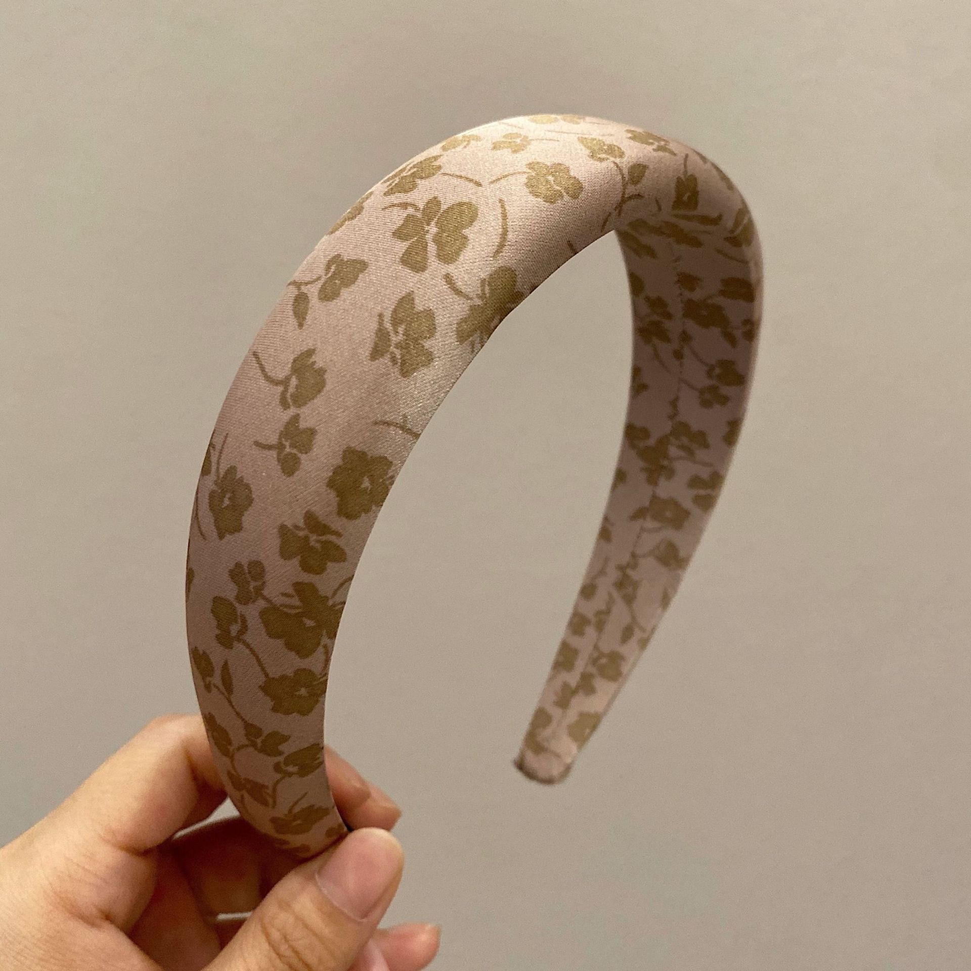 Women's Flower Hair Tie Sweet Street Style Grey Pink Floral Pattern