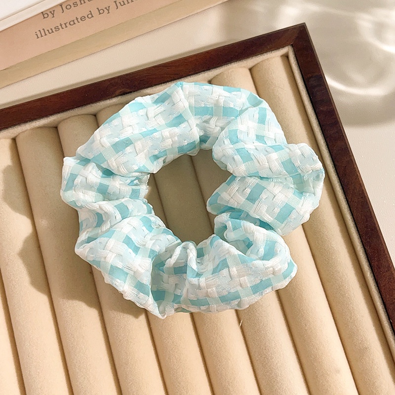Women's Daily Sweet Rib-Knit Lace Hair Tie Solid Flower Lattice