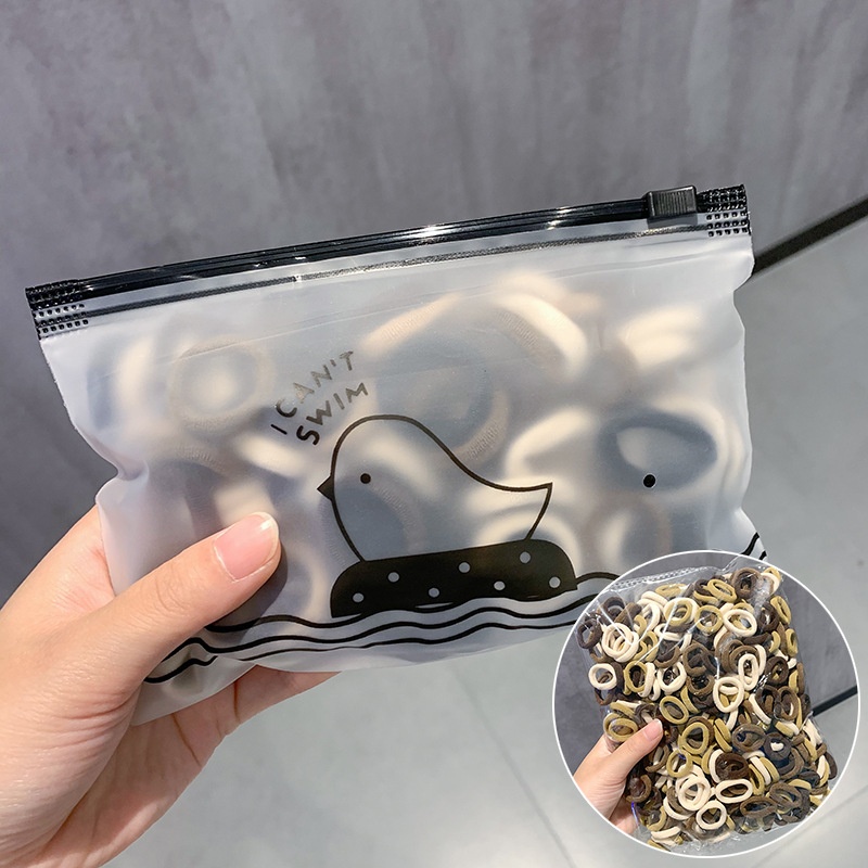 Girls High Elastic Seamless Hair Ties Nylon Towel Ring Rubber Bands