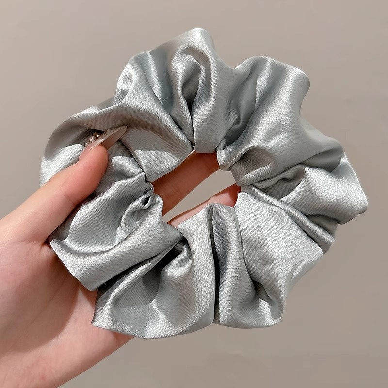 Women's Sweet Bun Scrunchie Hair Tie Multi-layer Lace Knit Cloth