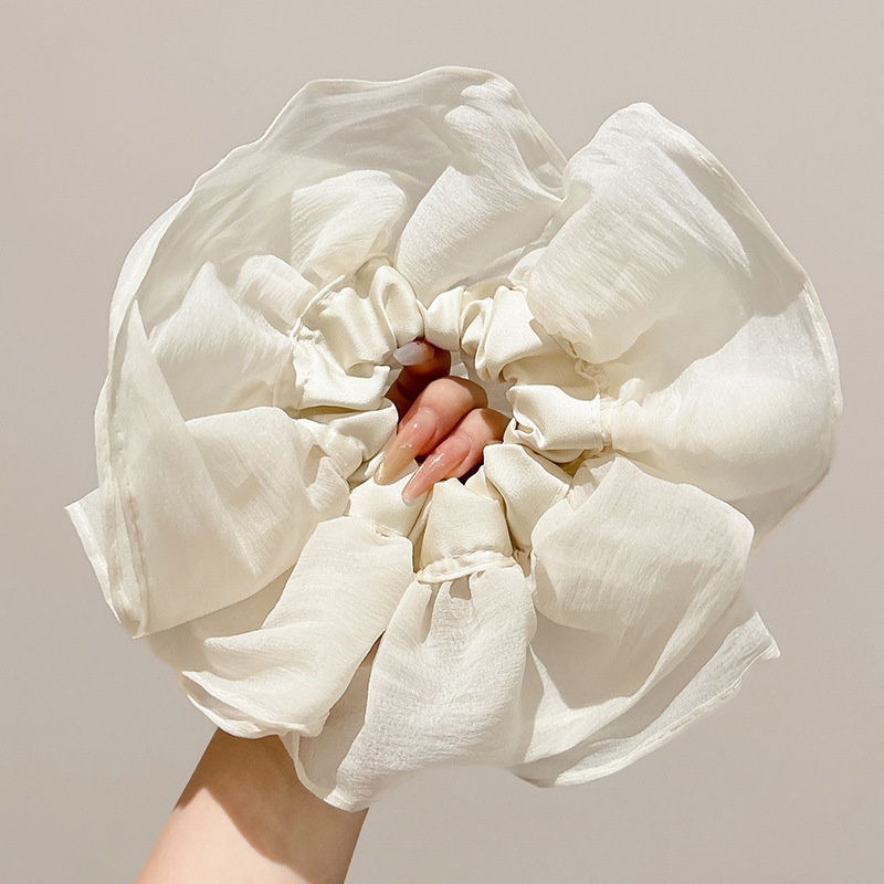 Women's French Retro Satin Scrunchie All-match Hair Tie Polka Dot