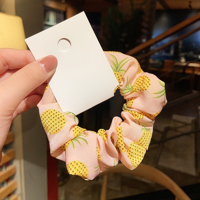 Women's Cute Daily Organza Hair Tie Lattice Flower Bow Knot