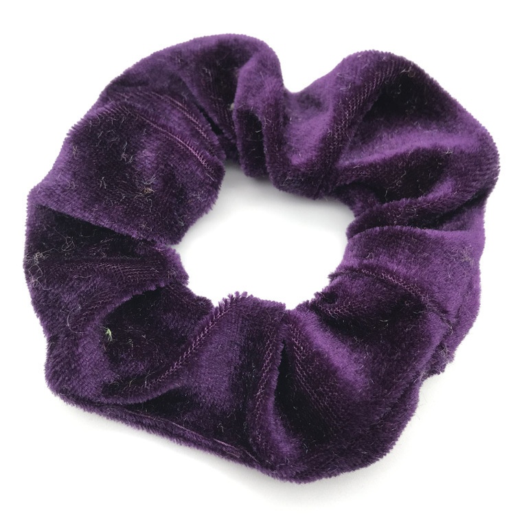 Women's Daily Wear Cloth Hair Tie Scrunchie Minimalist Solid Color