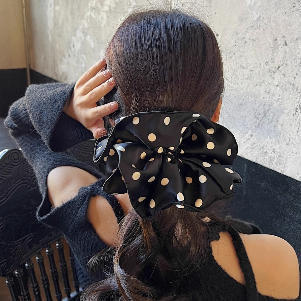 Women's Simple Classic Daily Holiday Cloth Hair Tie Color Block