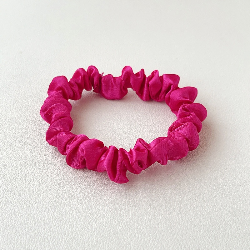 Women's Retro Satin Daily Holiday Hair Tie Scrunchie Solid Color