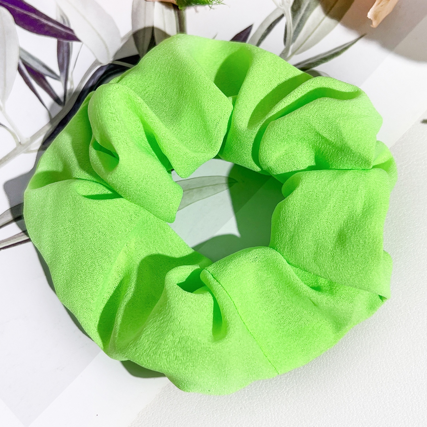 Women's Everyday Simple Fabric Hair Tie Scrunchie Solid Color