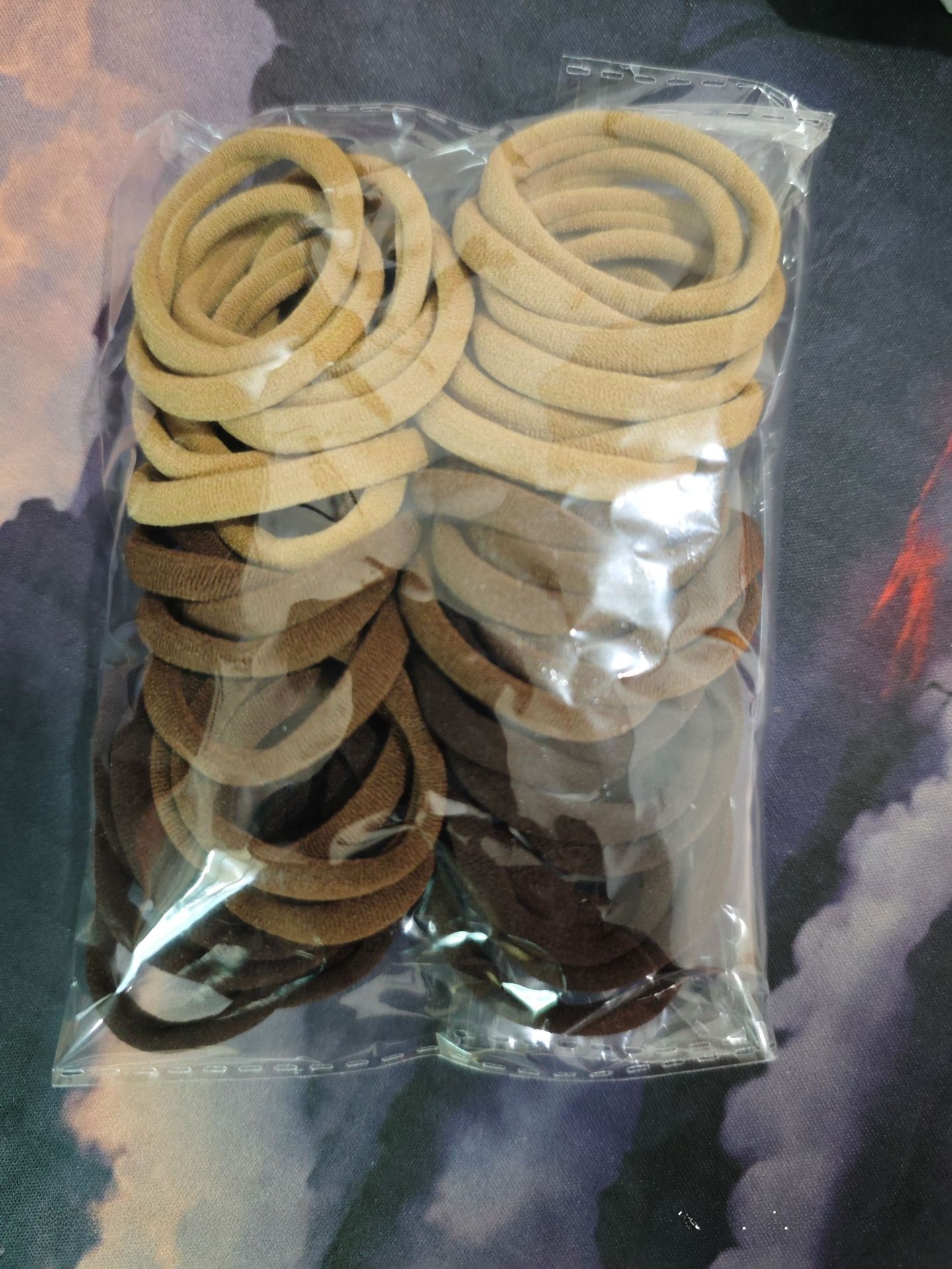 Girls Daily Elastic Knitted Seamless Hair Ties Gradient Candy Color