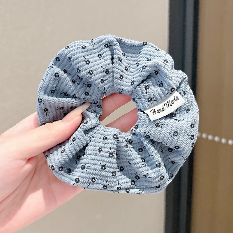 Women's Daily Damage-Free Fabric Hair Tie Floral Polka Dots Bow