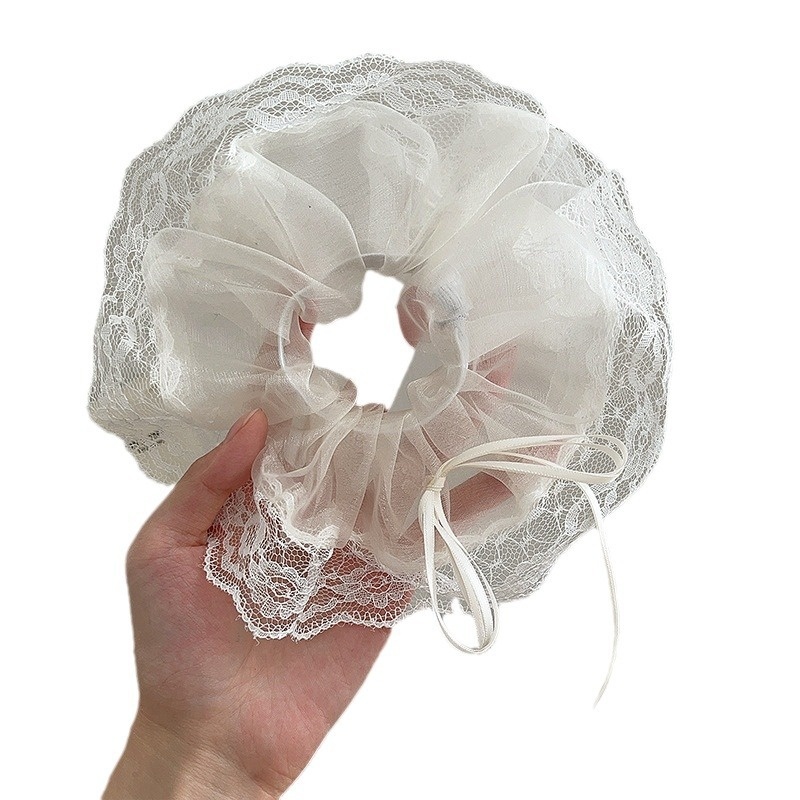 Women's Classic Summer Daily Gauze Hair Tie Solid Color