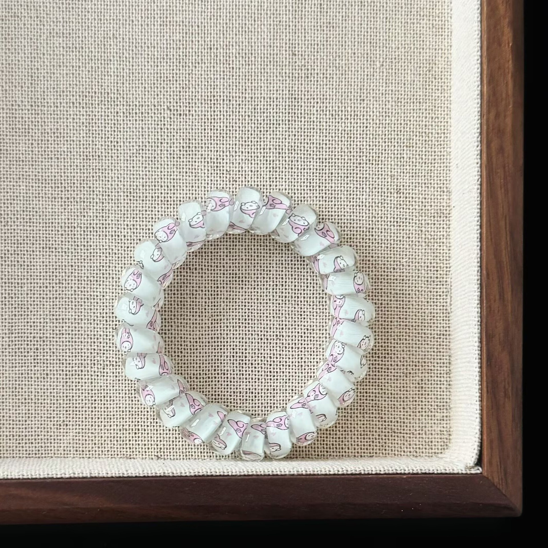 Girls Simple Telephone Cord Ponytail Hair Ties Summer Fresh Jelly Color