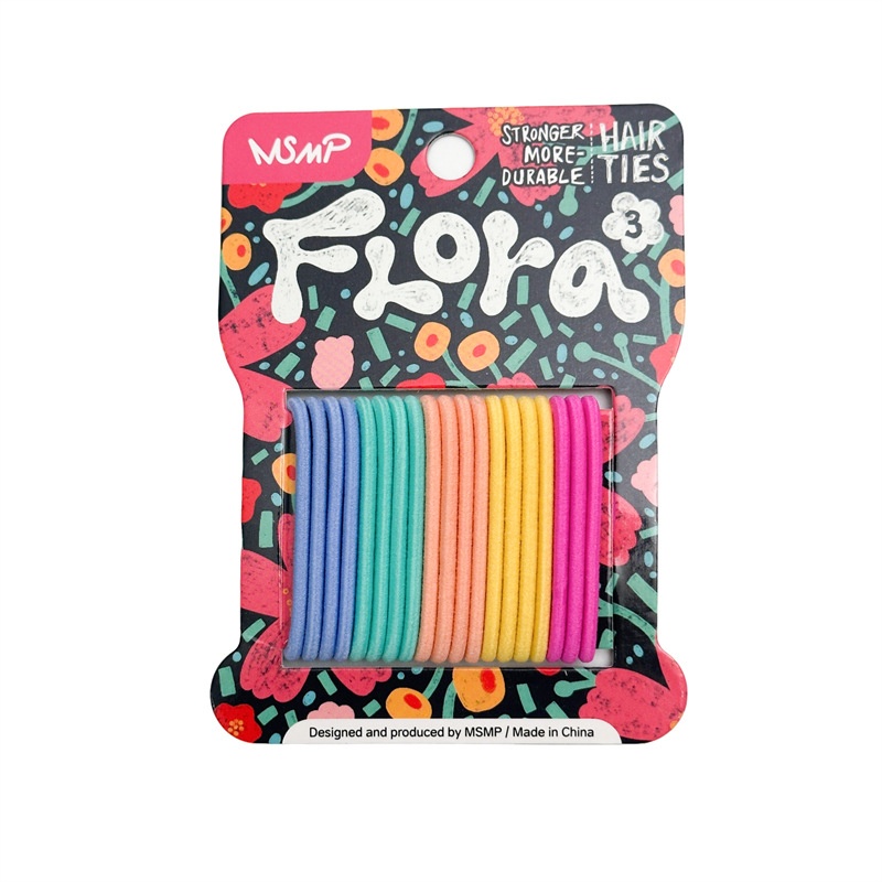 Women's Soft Material Quick Styling No Damage Elastic Hair Bands Colorful