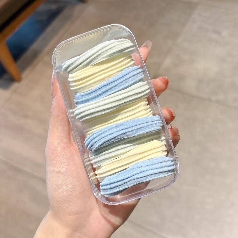 Girls Seamless High Elastic Ponytail Hair Ties Rubber Bands Pink Mixed