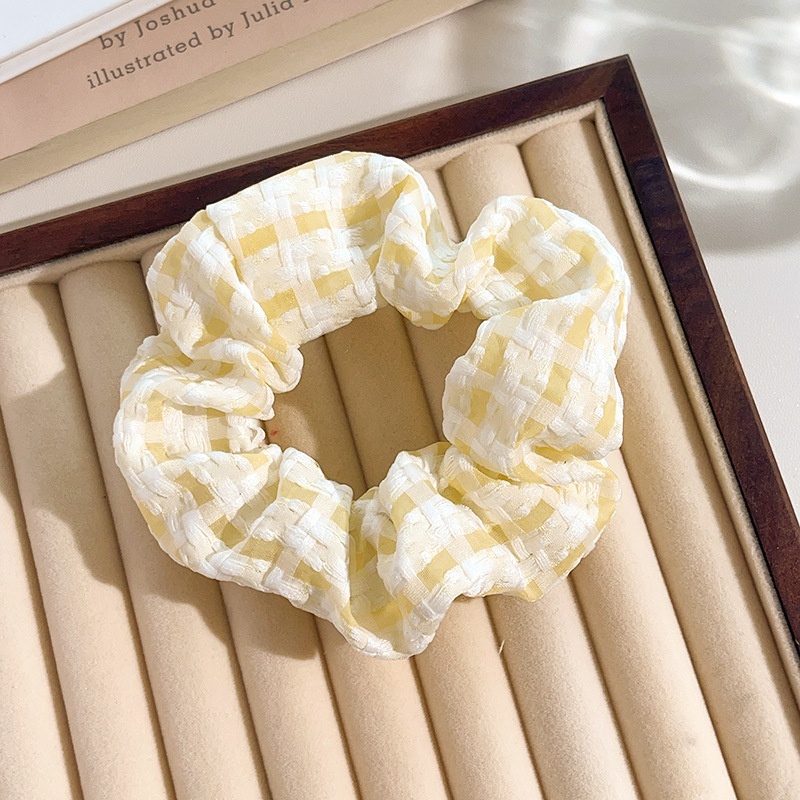 Women's Daily Sweet Rib-Knit Lace Hair Tie Solid Flower Lattice