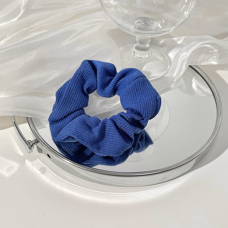 Women Daily Oversized High Elastic Lace Hair Scrunchie Elegant Floral