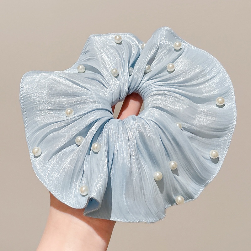 Women's French Retro Satin Scrunchie All-match Hair Tie Polka Dot