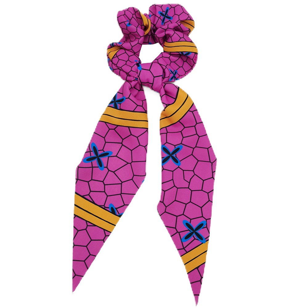 Girls Handmade Silk Hair Ribbon Demon Slayer Butterfly Anime Pattern