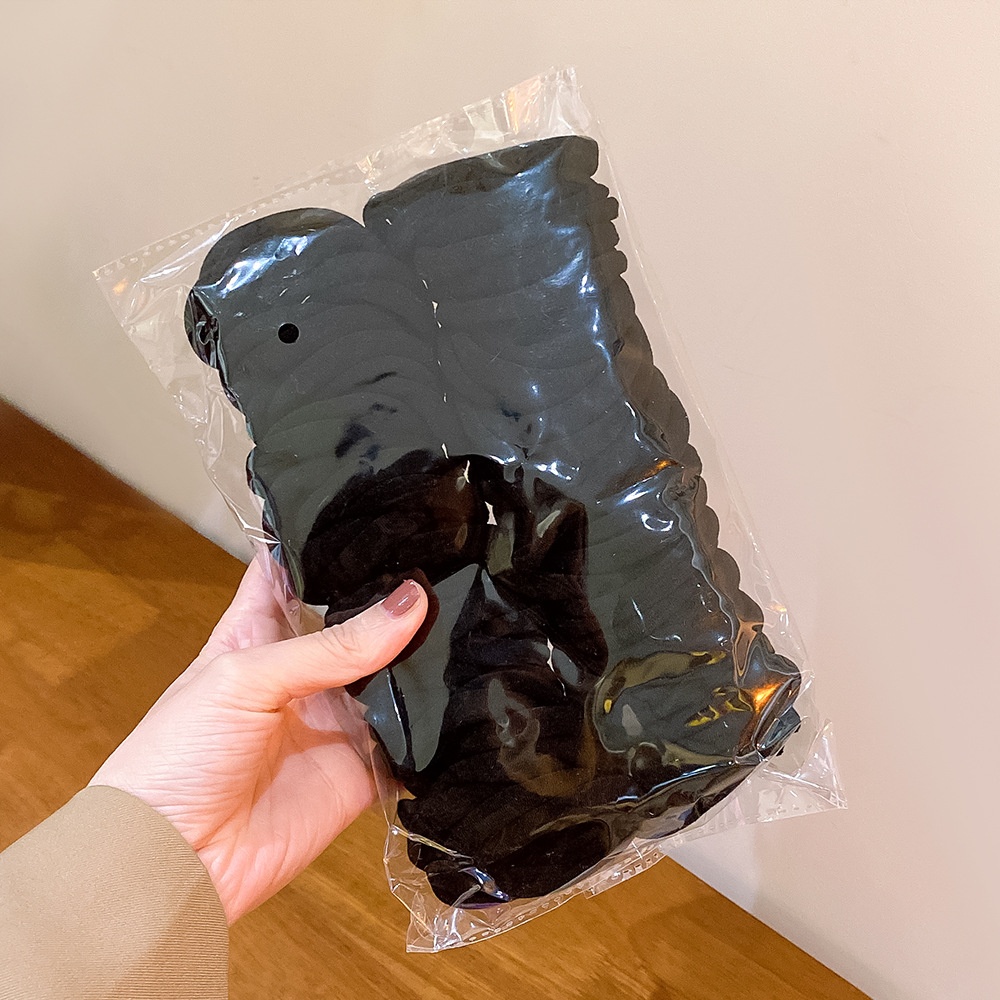 Women's 5.5cm Thick High Elastic Towel Hair Tie Basic Solid Color