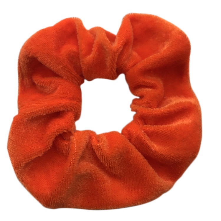 Women's Daily Wear Cloth Hair Tie Scrunchie Minimalist Solid Color