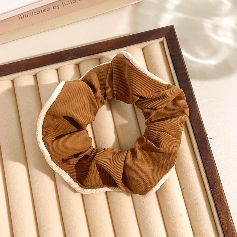 Women's Daily Sweet Rib-Knit Lace Hair Tie Solid Flower Lattice