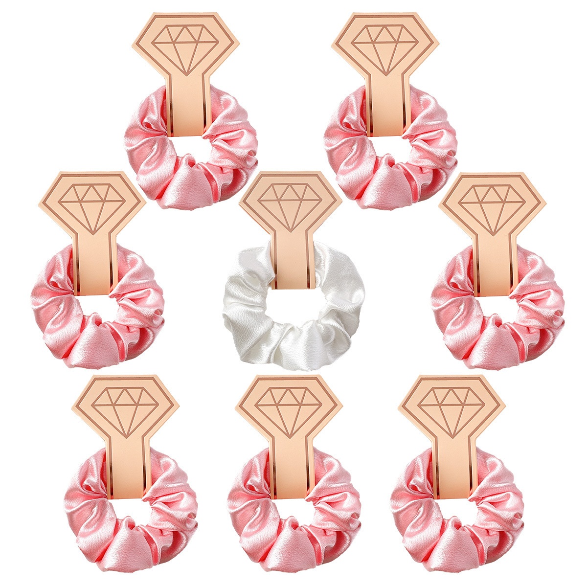 Women's Everyday Simple Fabric Hair Tie Scrunchie Solid Color