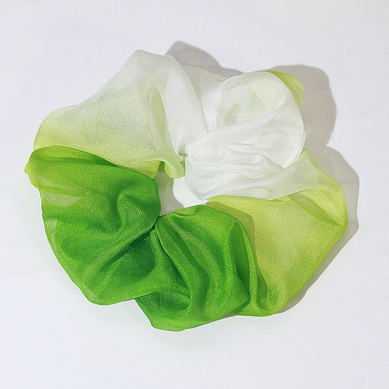 Women's Daily Summer Korean Pleated Lace Hair Tie Color Block