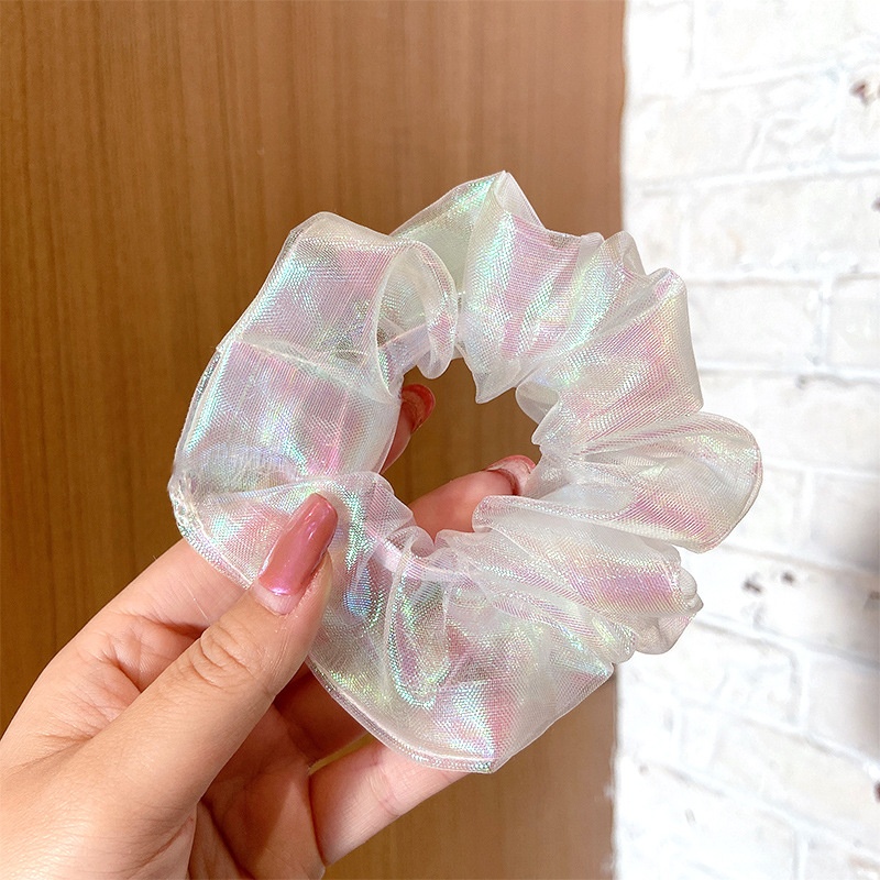 Women's Daily Damage-Free Fabric Hair Tie Floral Polka Dots Bow