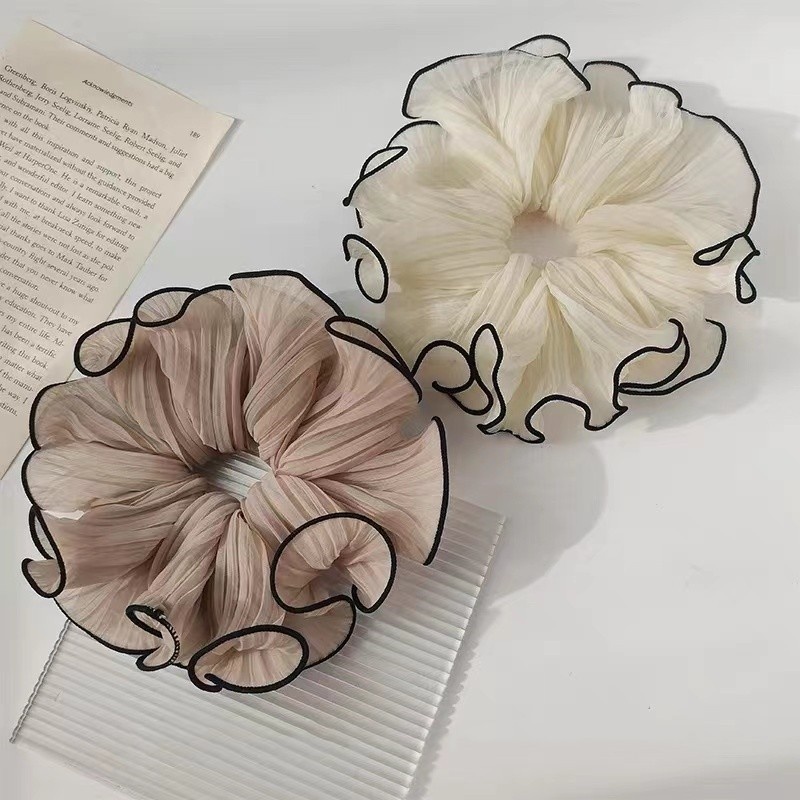 Women's Elegant Daily Basic Cloth Hair Tie Scrunchie Solid Color