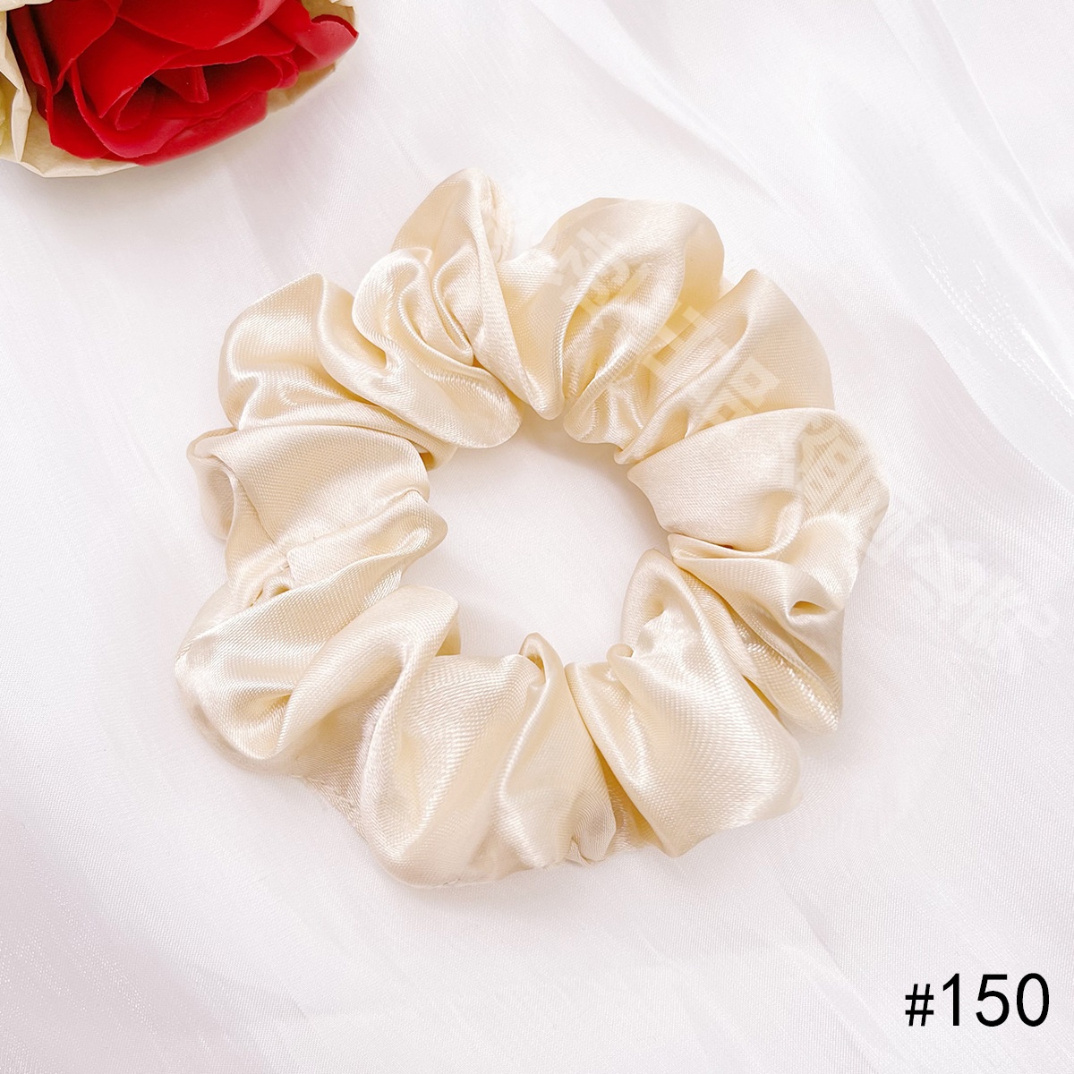 Women's Elegant Cloth Y2K Bohemian Scrunchie Hair Tie Solid Color