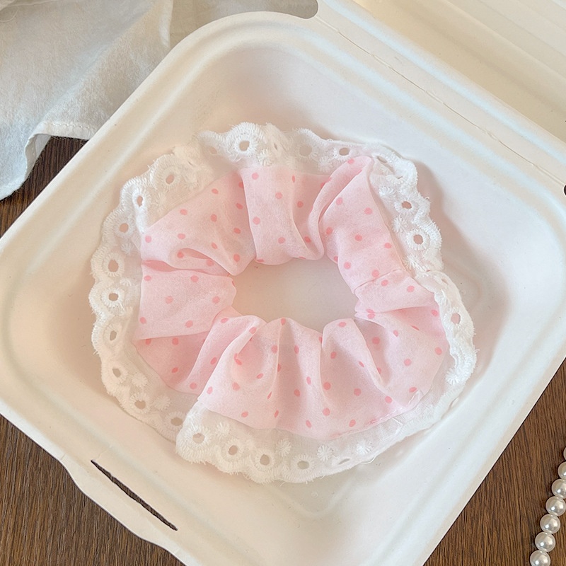 Women's Sweet Holiday Cloth Hair Tie Floral Butterfly Bowknot