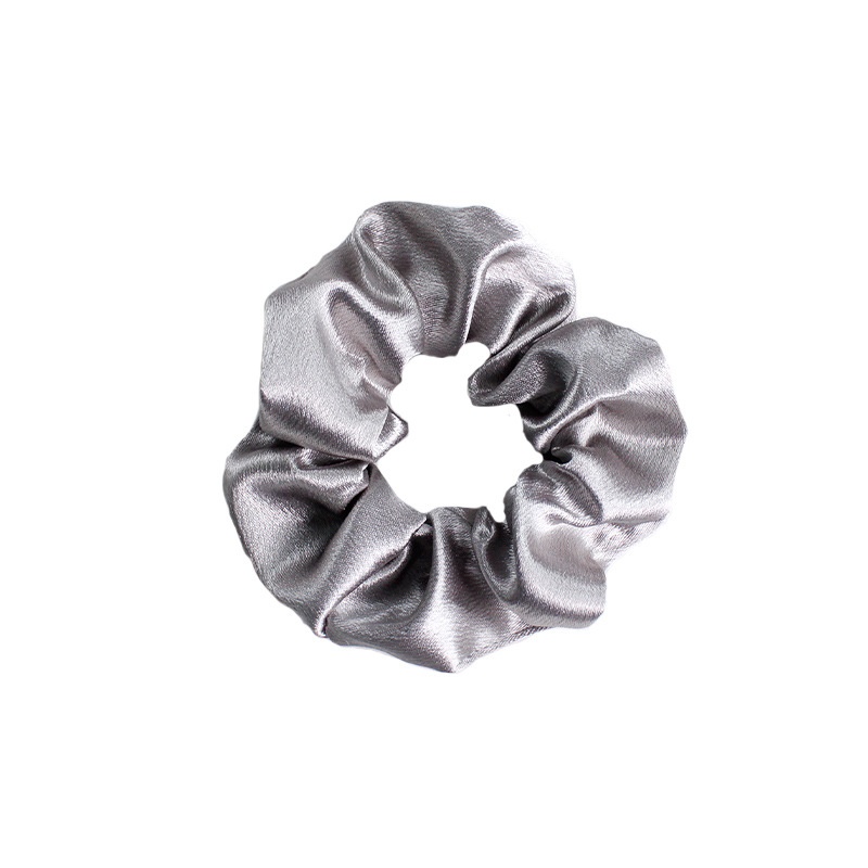 Women's Simple Satin Scrunchie Daily Ponytail Hair Tie Solid Color