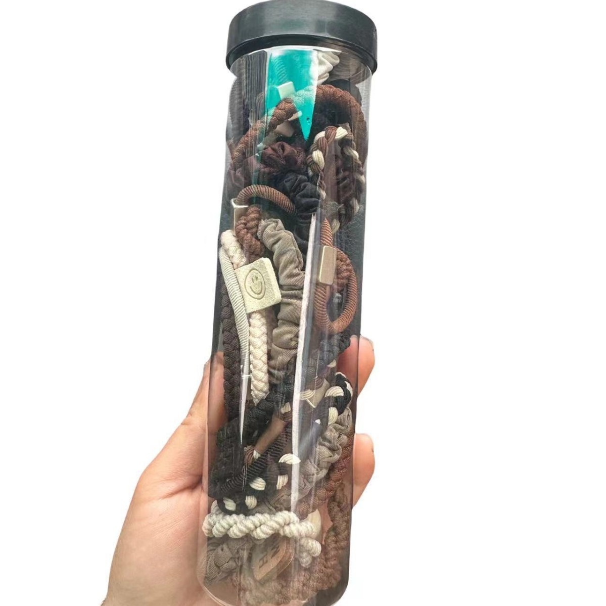 Women's High Stretch Rubber Daily Ponytail Hair Ring Simple Solid