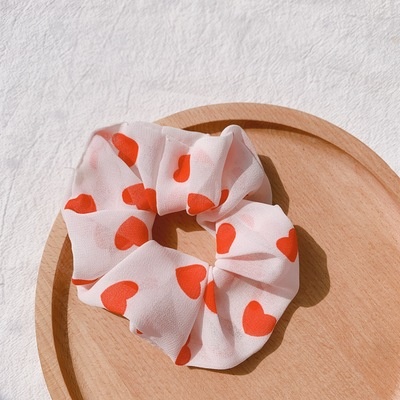 Women's Cute Daily Organza Hair Tie Lattice Flower Bow Knot