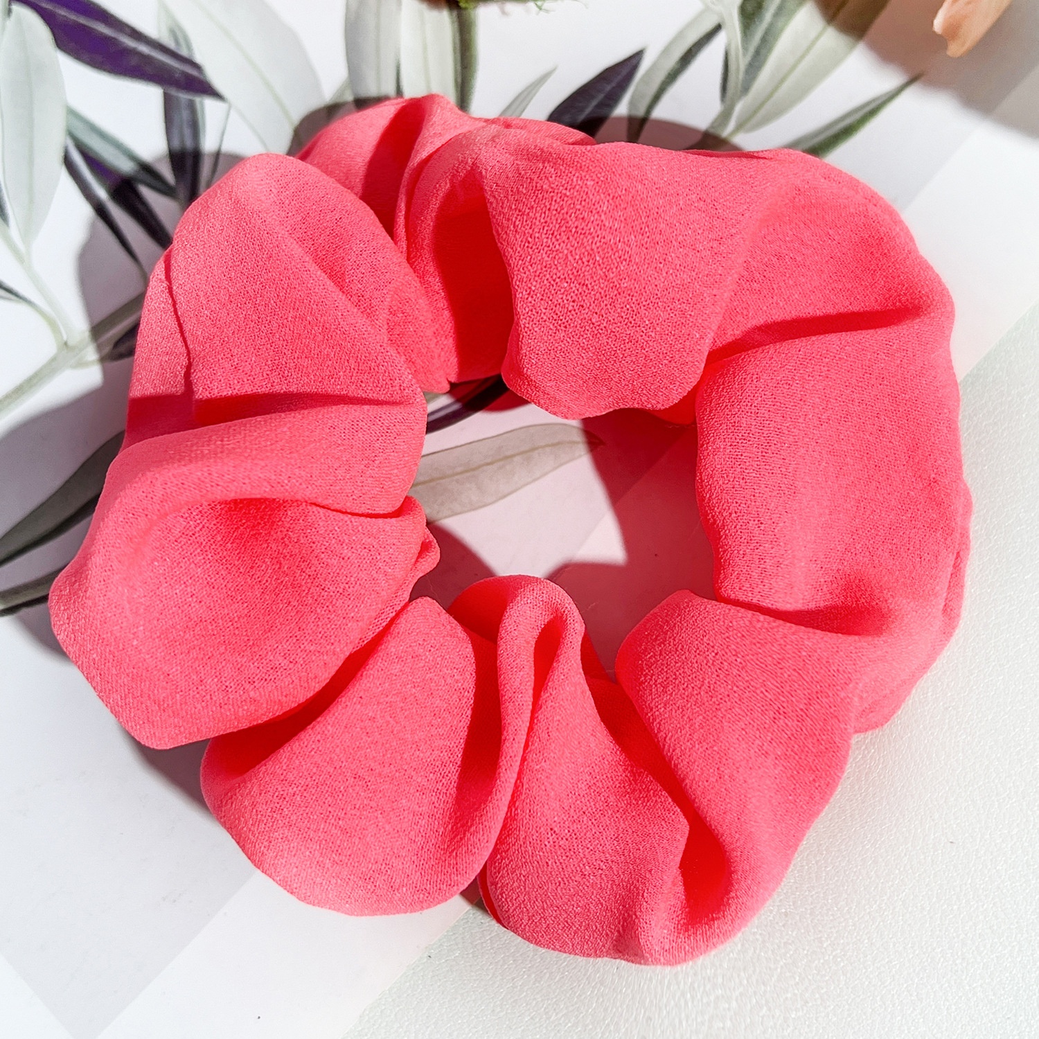 Women's Everyday Simple Fabric Hair Tie Scrunchie Solid Color