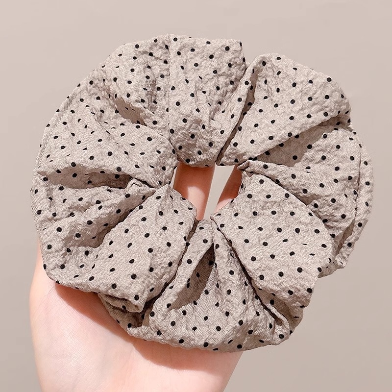 Women's Sweet Bun Scrunchie Hair Tie Multi-layer Lace Knit Cloth