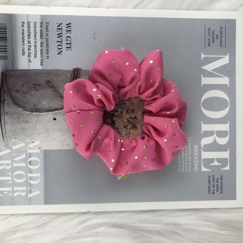 Women's Simple Casual Everyday Cloth Hair Tie Scrunchie Solid Color