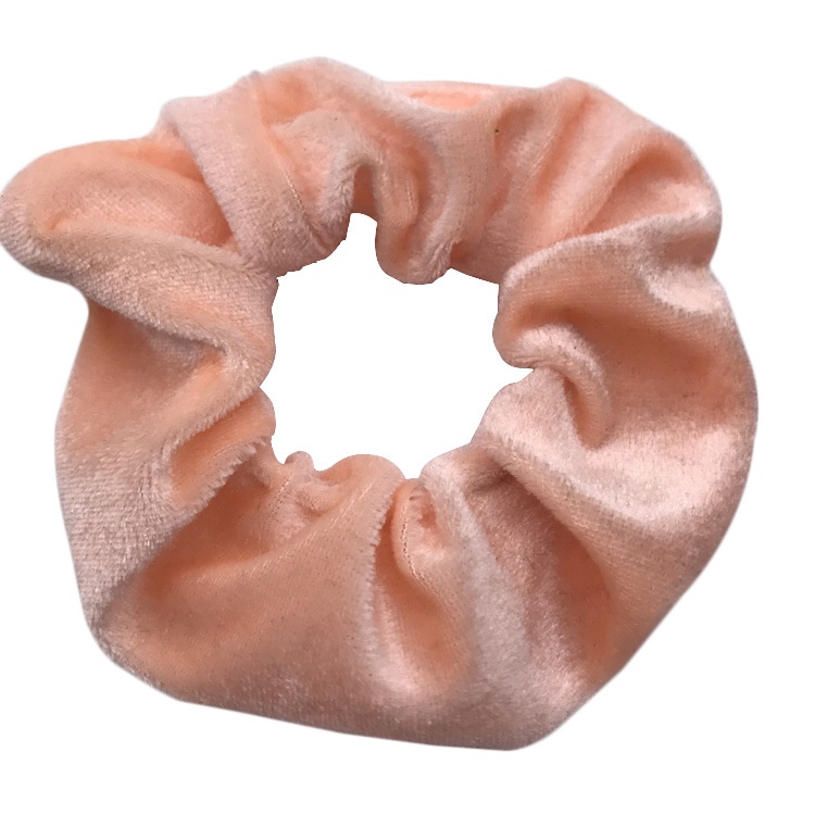 Women's Daily Wear Cloth Hair Tie Scrunchie Minimalist Solid Color